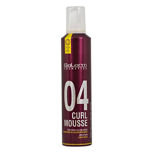 Salerm Cosmetics Curl Mousse 04 Espuma de Modelaje, 300 ml