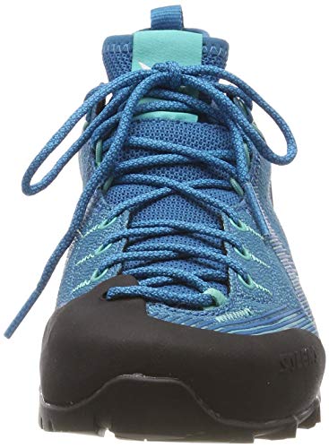 Salewa WS Alpenviolet Gore-Tex, Trekking-& Wanderstiefel para Mujer, Azul (Malta/Lagoon Green 8737), 36.5 EU