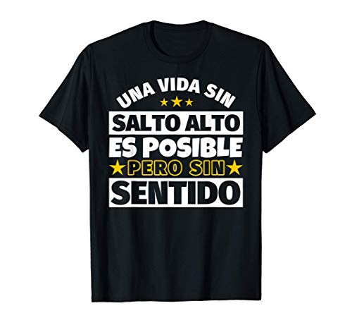 Salto alto regalo gracioso Camiseta