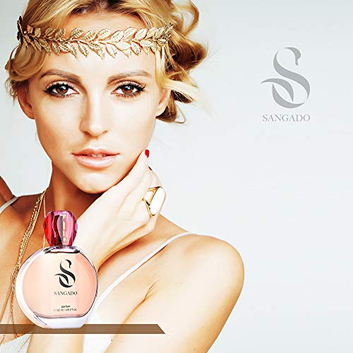 Sangado Electra Perfume para Mujeres, Larga Duración de 8-10 Horas, Olor Lujoso, Oriental Floral, Francesas Finas, Extra Concentrado (Parfum), Spray de 60 ml, un Gran Regalo para Mujeres