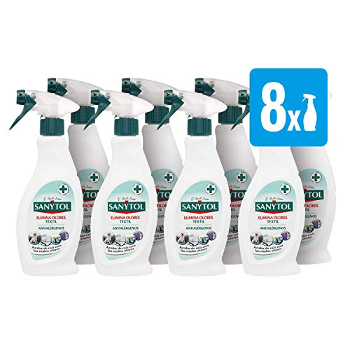 Sanytol - Spray Elimina Olores - 8 envases de 500 ml