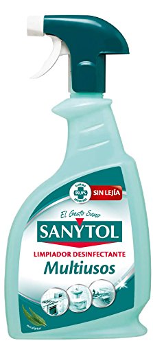 Sanytol Spray Limpiador Desinfectante Multiusos, Todas las Superficies - 750 ml