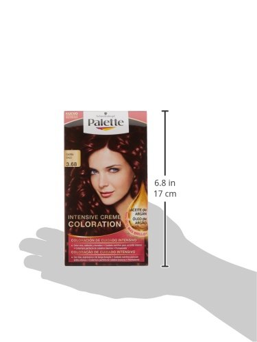 Schwarzkopf Palette Intense Coloración Permanente Tono 3.68 Caoba - 1 ud de 115 ml