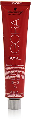 Schwarzkopf Professional Igora Royal 5-0 Tinte - 60 ml, Castaño claro (4045787199505)