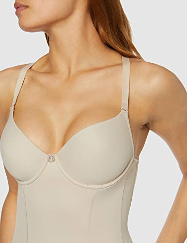 Selene Bdgiorg Sujetador Reductor, Beige (Tierra), 100 (Tamaño del Fabricante:C.100) para Mujer