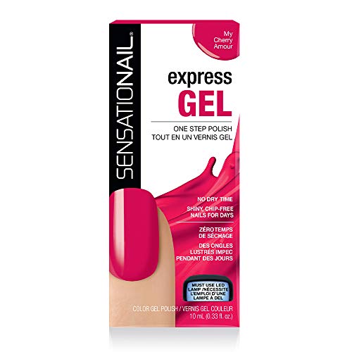 Sensationail Express Gel Esmalte de Uñas Color 245 My Cherry Amour - 10 ml