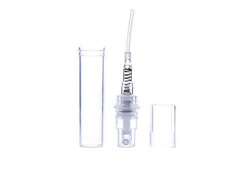 Set de 10 botes pulverizadores de cristal, vacíos, rellenables, para perfume o maquillaje (3/5/10 ml)