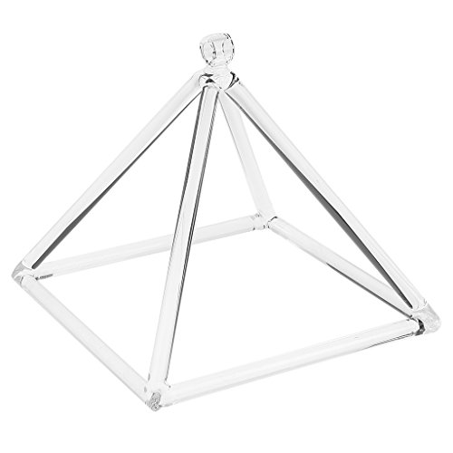 sharprepublic Hermoso 7 Pulgadas Cuarzo de Cristal Pirámides D Notas Herramienta de Música