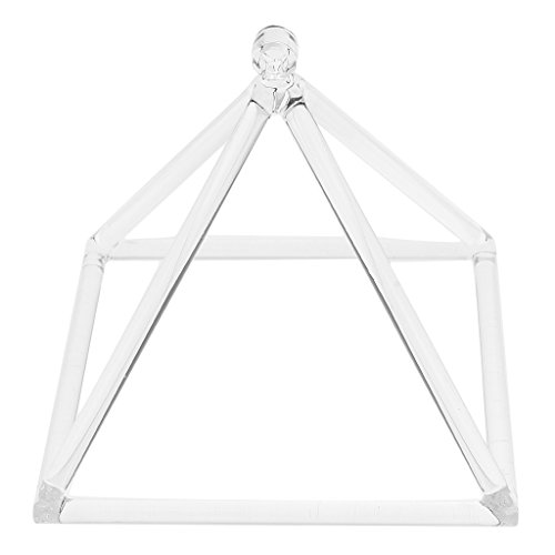 sharprepublic Hermoso 7 Pulgadas Cuarzo de Cristal Pirámides D Notas Herramienta de Música