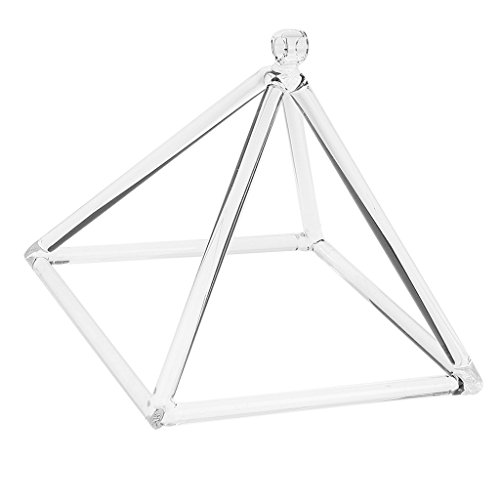 sharprepublic Hermoso 7 Pulgadas Cuarzo de Cristal Pirámides D Notas Herramienta de Música