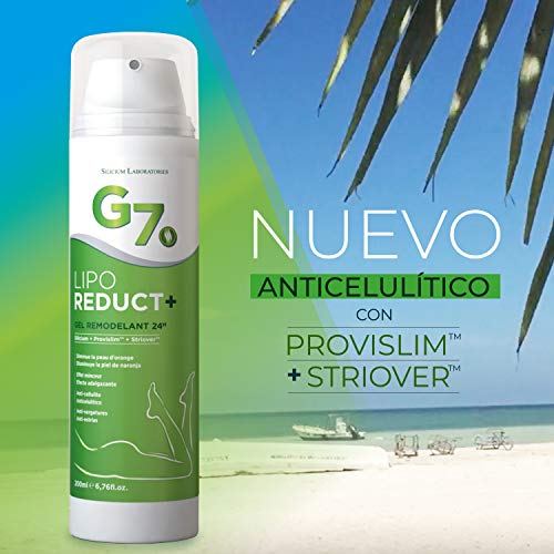 SILICIUM G7 Lipo-Reduct | Crema Anticelulítica Quemagrasas Para Adelgazar Rapido | Crema Reductora Potente Antiestrias | Diseñada para eliminar la celulitis.