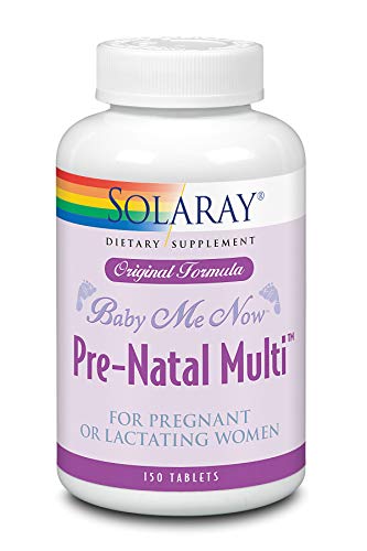 Solaray Baby Me Now Pre Natal Multi 150 Tablets