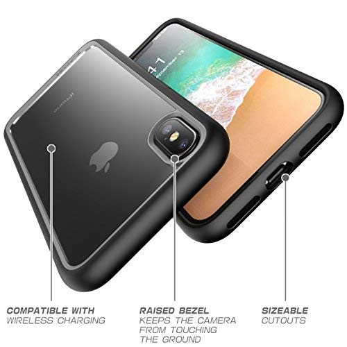 SupCase Funda iPhone XS Max [Unicorn Beetle Style] Ultrafina Case para iPhone XS Max 6.5 pulgadas 2018 - Negro