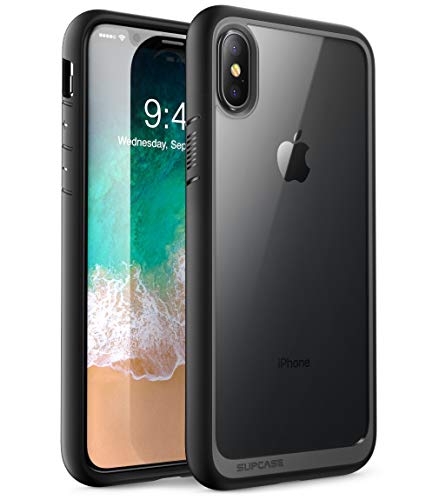 SupCase Funda iPhone XS Max [Unicorn Beetle Style] Ultrafina Case para iPhone XS Max 6.5 pulgadas 2018 - Negro