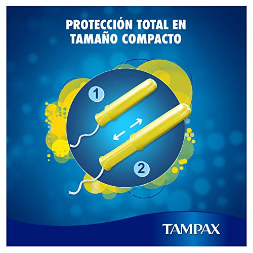 Tampax Compak Regular Tampones Con Aplicador, Protección Antimanchas Y Discreción, Limpieza, 36 Unidades