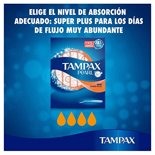 Tampax Pearl Super Plus Tampones con Aplicador - 24 Unidades