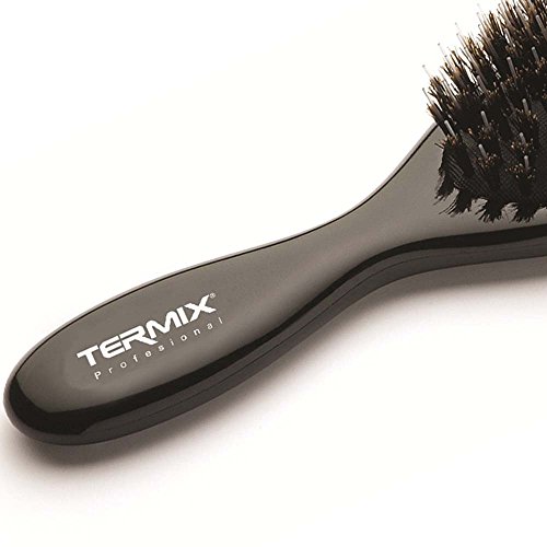 Termix - Cepillo de pelo para extensiones. Mezcla de fibras naturales de jabalí y nylon flexible que no dañan la unión o fijación. Tamaño grande. Disponible en 2 tamaños.