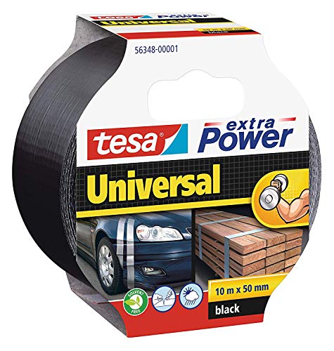 tesa 56348-00001-05 Cinta americana Extra Power UNIVERSAL 10m x 50mm negra