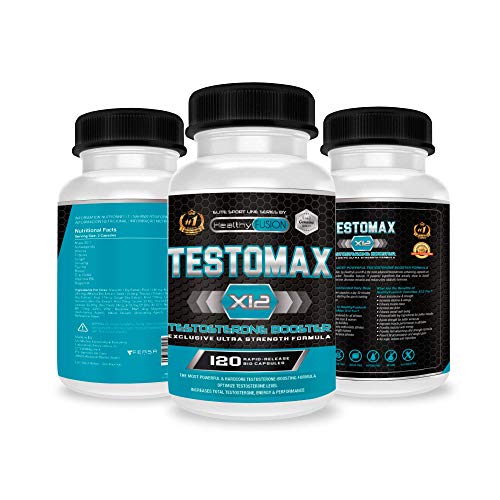 Testosterona | Potente booster de testosterona pura | Con maca andina y taurina | Potenciador sexual | Aumenta la masa muscular, el rendimiento y la libido sexual | Acción quemagrasas | 120 cápsulas