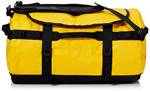 The North Face Base Camp Duffel Bolsa de Deporte, Unisex Adulto, Dorado (Summit Gold/TNF Black), XS