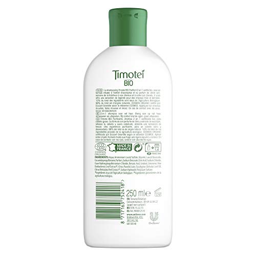 Timotei Bio - Champú y Acondicionador 2 En 1 Purificante para Cabello Graso - 250 ml