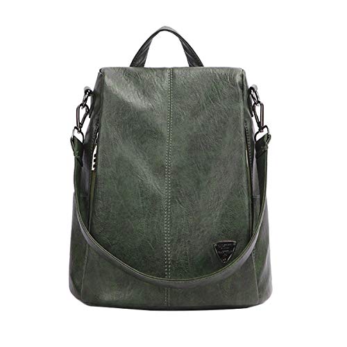 Tisdaini Bolsos Mochila Mujer Moda antirrobo Cuero Artificial autentico Casual Viaje Escolares Bolsos