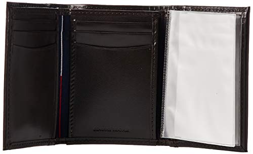 Tommy Hilfiger Logan Trifold – Cartera de piel Para Hombre - Marrón - talla única