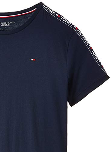 Tommy Hilfiger RN tee SS Camiseta, Azul (Navy Blazer 416), Large para Hombre