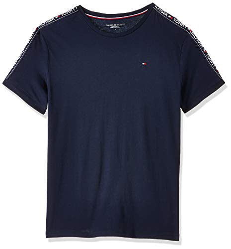 Tommy Hilfiger RN tee SS Camiseta, Azul (Navy Blazer 416), Large para Hombre