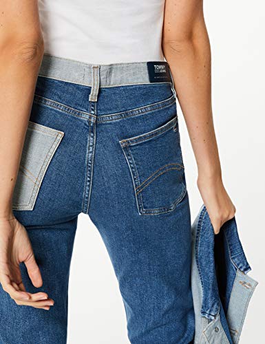 Tommy Jeans Mujer Izzy High Rise Slim Ankle Slim Jeans, Azul (TJ DENIM COLORBLOCK 1A4), W31/L32