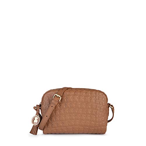 Tous Sherton, Bolso Bandolera para Mujer, Marrón (Cuero 995890622), 19x14x5 cm (W x H x L)