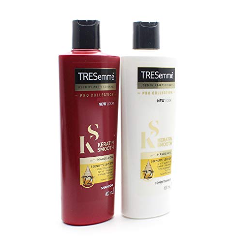 Tresemme Keratin Smooth Pro Collection - Juego de champú y acondicionador (2 unidades, 400 ml)