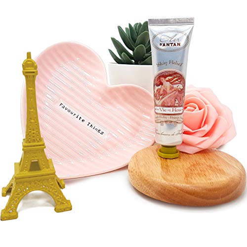 Un Air d’Antan Crema de Manos Francesa Rose con Manteca de Karite y Aceite de Almendras, Perfume Melocotón, Petalos de Rosa, Pachulí, Formula Hidratante, Reparadora, Para Mujer– Idea Regalo, 25ml