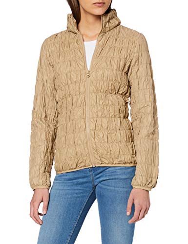 United Colors of Benetton Giubbotto Abrigo, Beige (Beige 903), 36 (Talla del Fabricante: 40) para Mujer