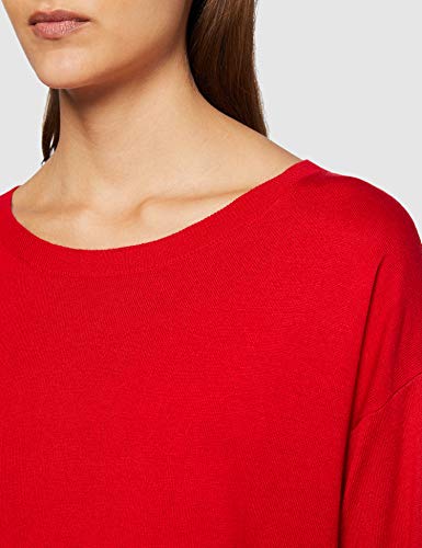 United Colors of Benetton Maglia G/c M/l Jersey, Rojo (Rosso 015), X-Large para Mujer