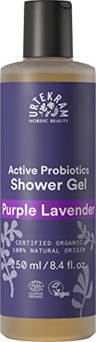 Urtekram Purple Lavender Gel de Ducha BIO, Probióticos Activos, 250 ml