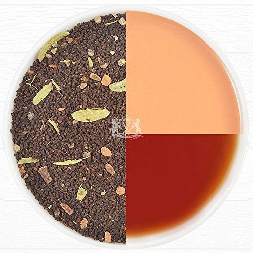 VAHDAM, hojas sueltas de té original indio Masala Chai latte (más de 200 tazas) | 100% INGREDIENTES NATURALES | Té negro, canela, cardamomo, clavo y pimienta negra | Producto de la India | Tea | 454gr