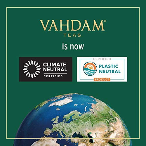 VAHDAM, Imperial Earl Grey Hojas té(200+ Copas) - 100% de aceite de bergamota natural mezclado con té negro fresco de jardín, floral y cítrico, 454 g, té fresco de Earl Grey Garden hoja suelta