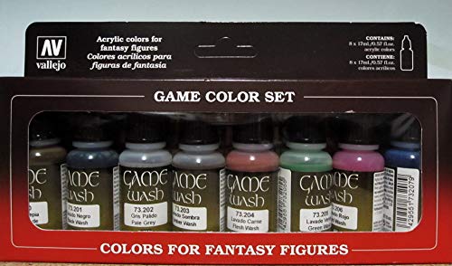 VALLEJO GAME COLOR SET 8 COLORES GAME, surtido (3073998)