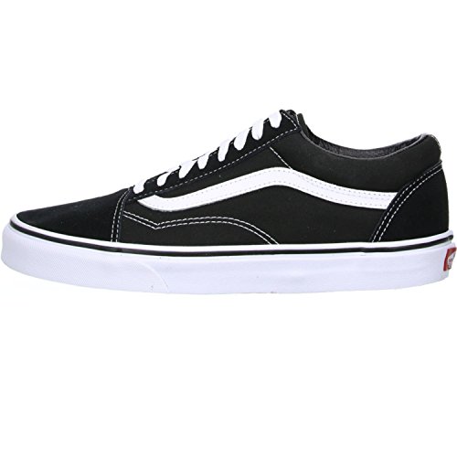 Vans Old Skool, Zapatillas Unisex Adulto, Negro (Black/White), 45