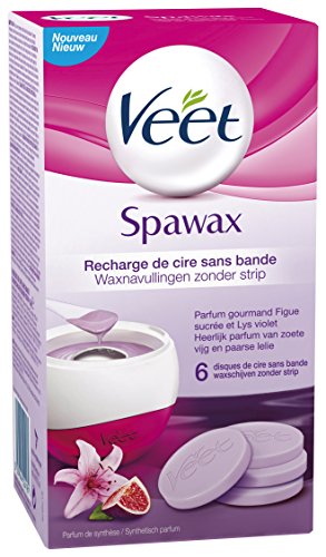 Veet Spawax Recharge de cire - Figue Sucrée et Lys Violet - 6 pièces