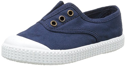 Victoria Inglesa Lona Tintada Punt, Zapatillas Unisex Niños, Azul (30 Marino), 30 EU