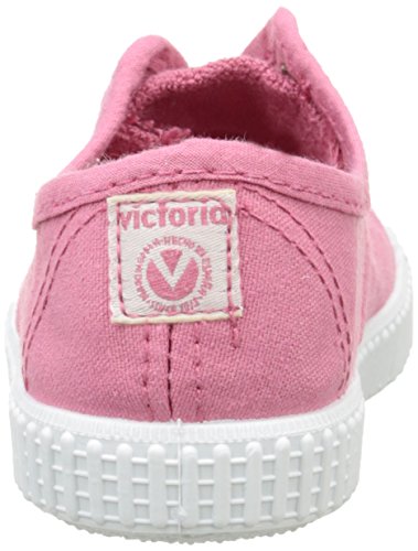 Victoria Inglesa Lona Tintada Punt. - Zapatillas Unisex Niños, Rosa (Rose (09 Frambuesa)), 33 EU