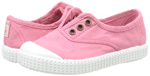 Victoria Inglesa Lona Tintada Punt. - Zapatillas Unisex Niños, Rosa (Rose (09 Frambuesa)), 33 EU