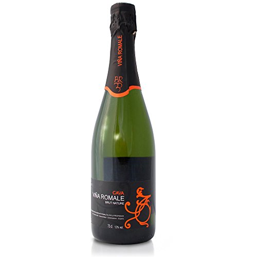 VIÑA ROMALE – Caja Regalo de 6 botellas de Viña Romale Cava Brut Nature Extremeño de Almendralejo (D.O CAVA). Caja de 6 botellas de 75 cl. 100% ARTESANAL