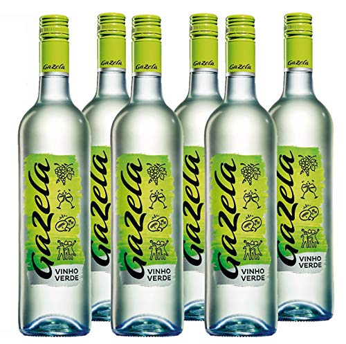 Vino Blanco Gazela (DOC Vinho Verde) - 6 botellas de 750 ml - Total: 4500 ml