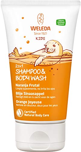 WELEDA 2 en 1 Champú y Gel de Ducha Naranja Frutal (1x 150 ml)