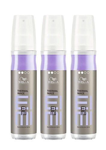 Wella Eimi Thermal Image - Espray protector de calor para el cabello, 3 x 150 ml