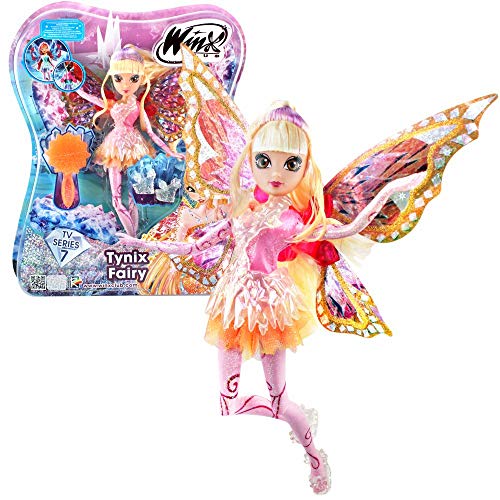 Winx Club Stella | Tynix Fairy Muñeca Magia Robe | Temporada 7 | 28 cm