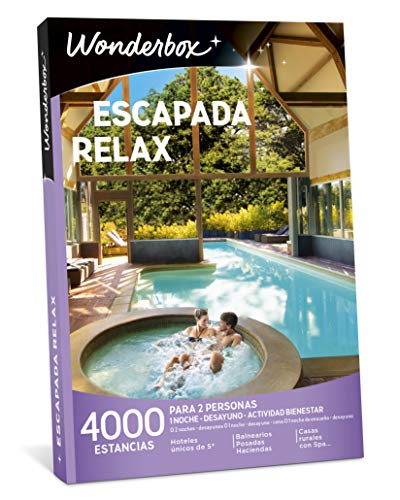 WONDERBOX Caja Regalo -ESCAPADA Relax- 2130 estancias para Dos Personas